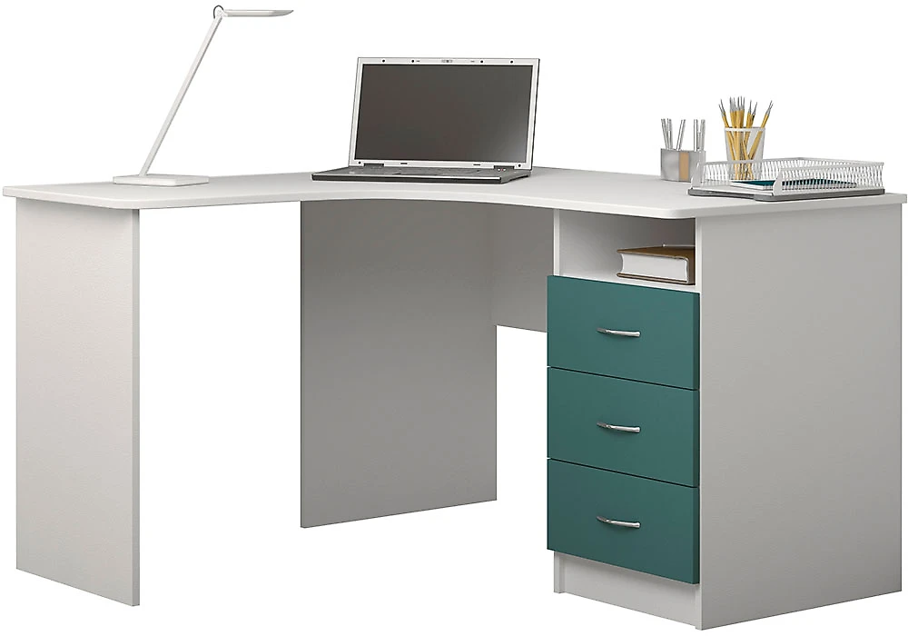 Большой компьютерный стол СПУ-2 МДФ Дизайн-1