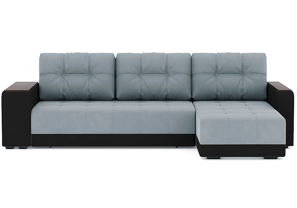 Угловой диван с большим спальным местом Милан Велюр Дизайн 9