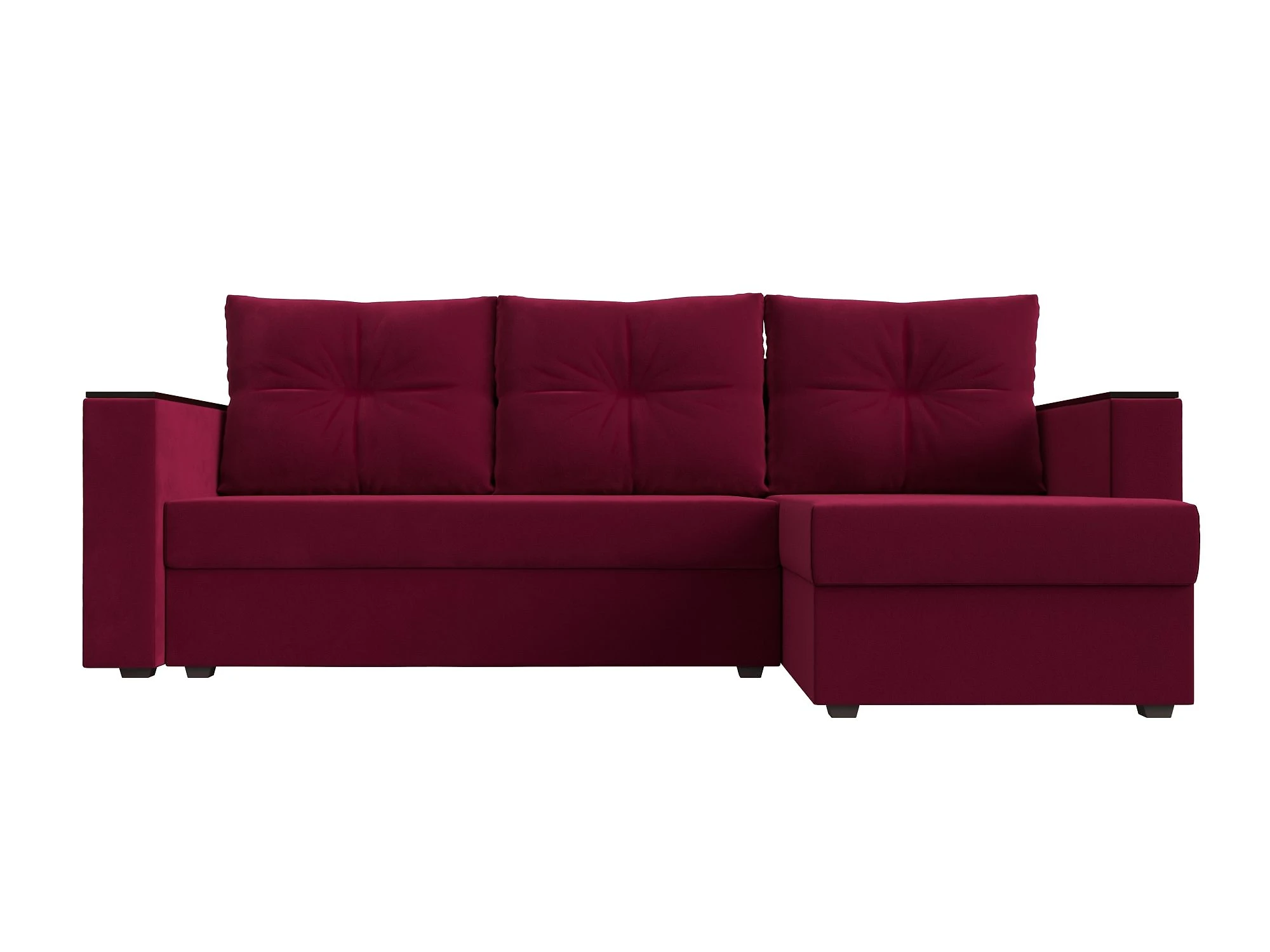 Угловой диван для дачи Атланта Лайт без стола Дизайн 2