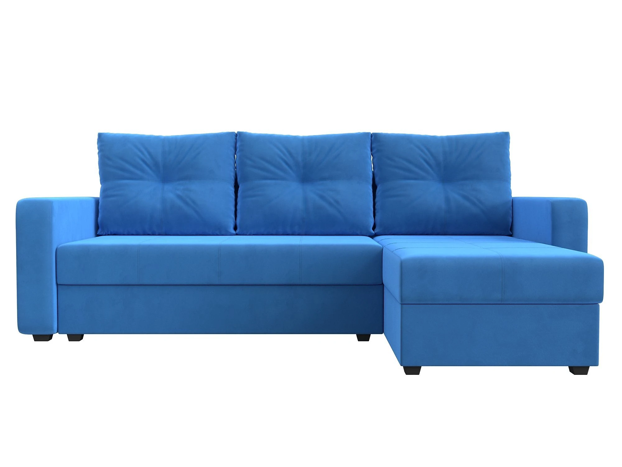 Угловой диван лофт Ливерпуль Лайт Плюш Дизайн 3