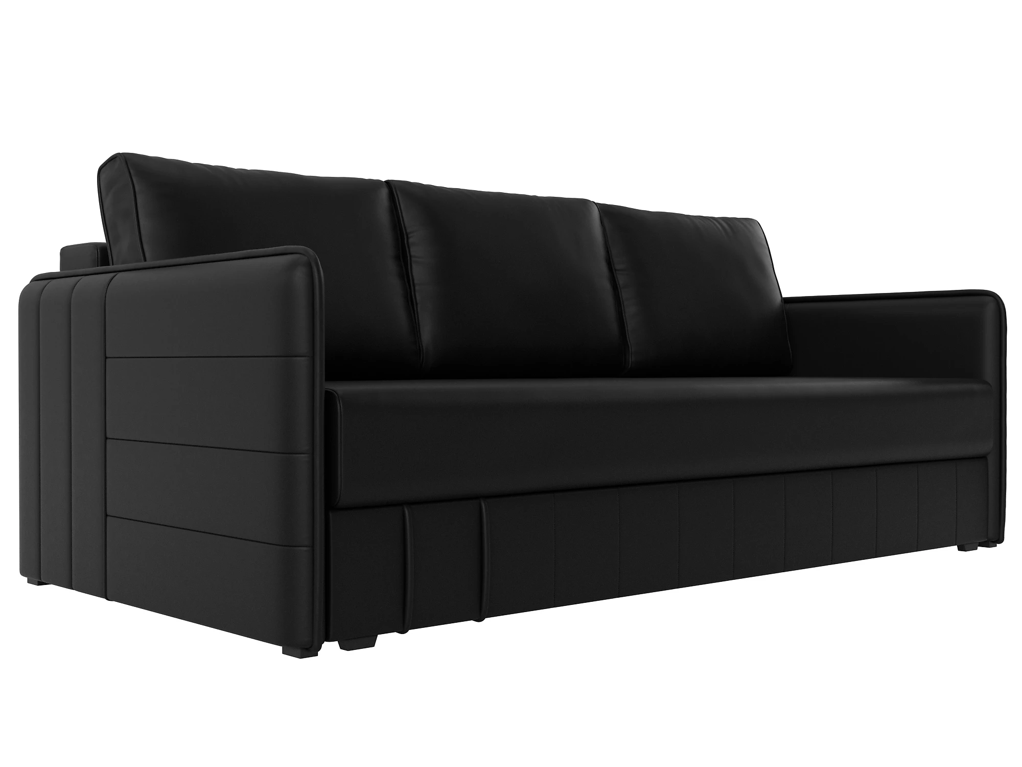Прямой кожаный диван Слим НПБ Дизайн 14