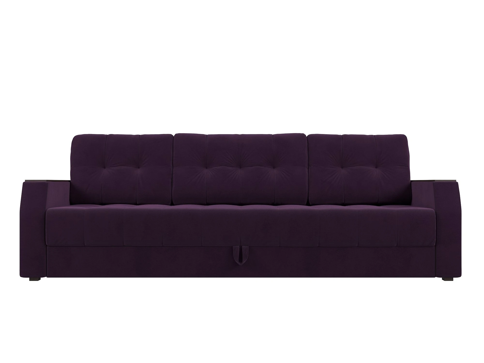 Фиолетовый диван Атлантида Велюр без стола