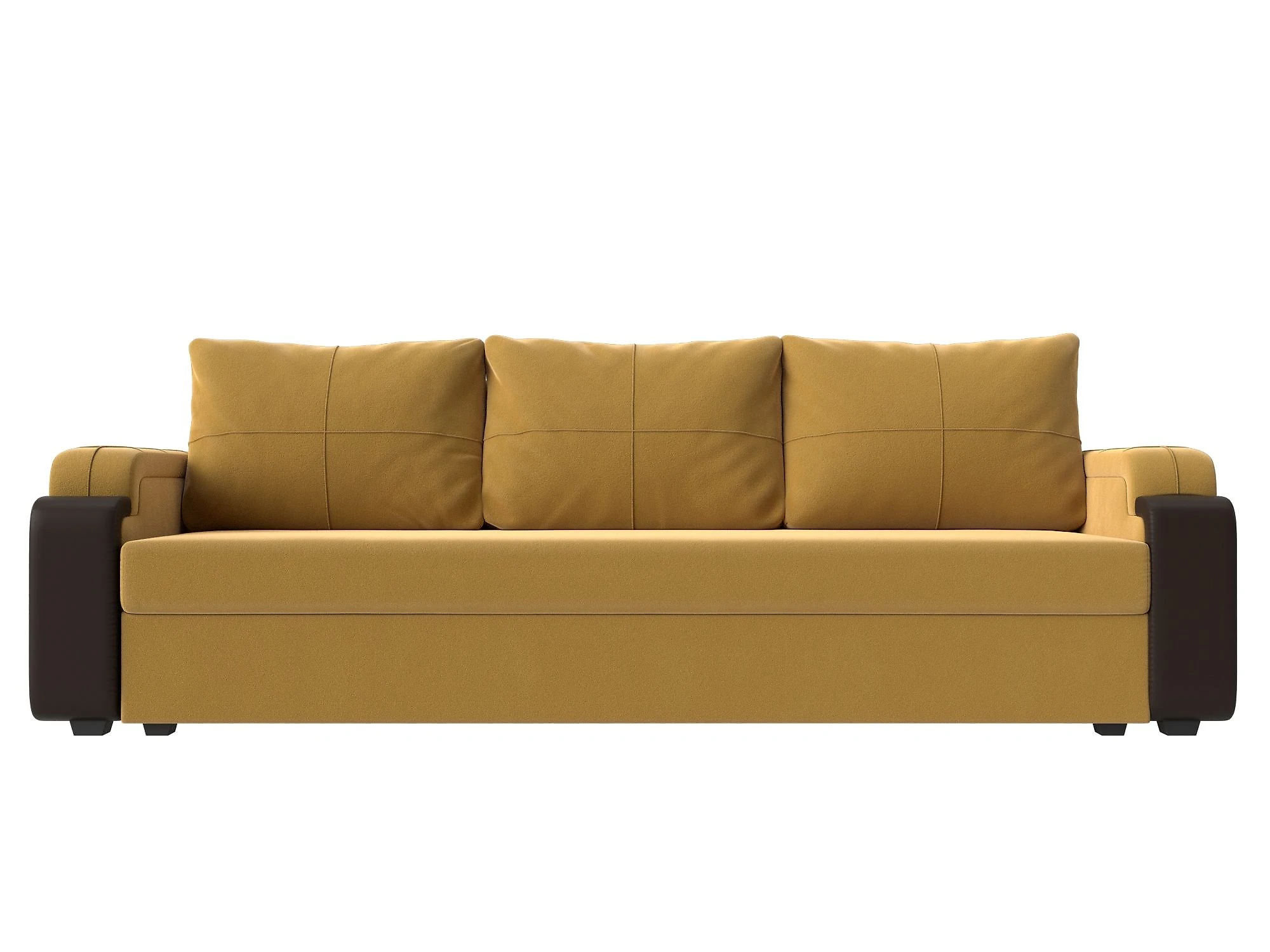 Прямой кожаный диван Николь Лайт Дизайн 3