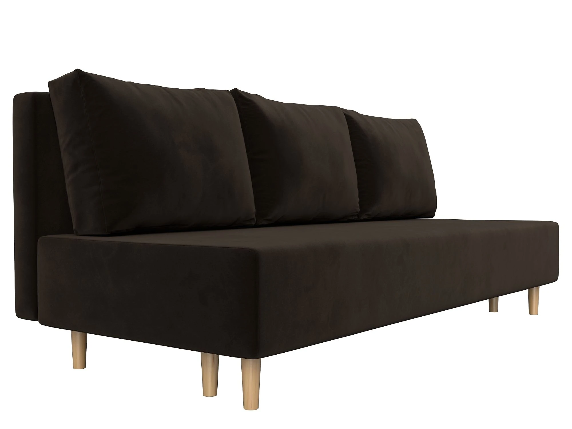 Коричневый диван Лига-033 Дизайн 1