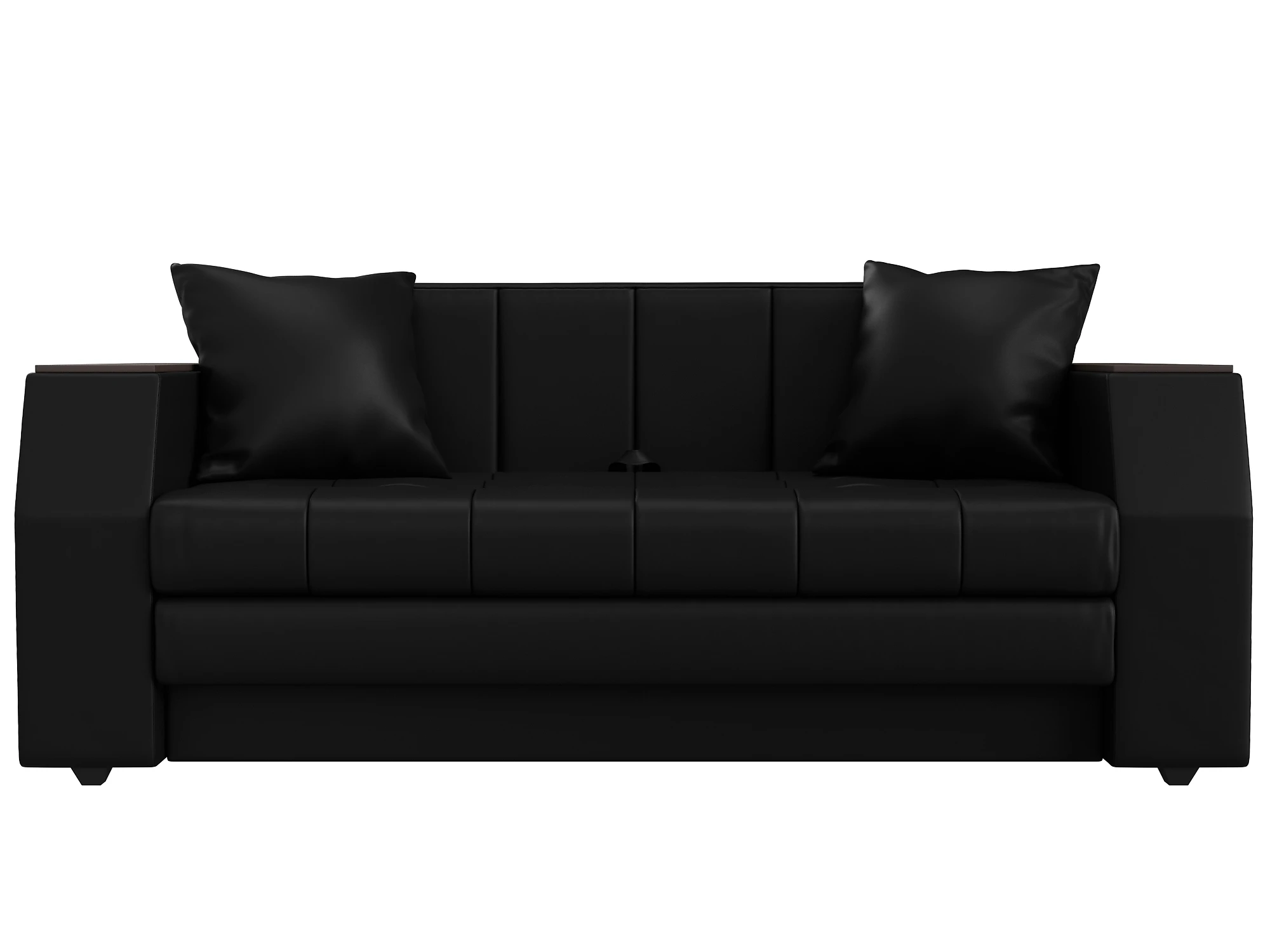 Чёрный диван Атлант мини Дизайн 4