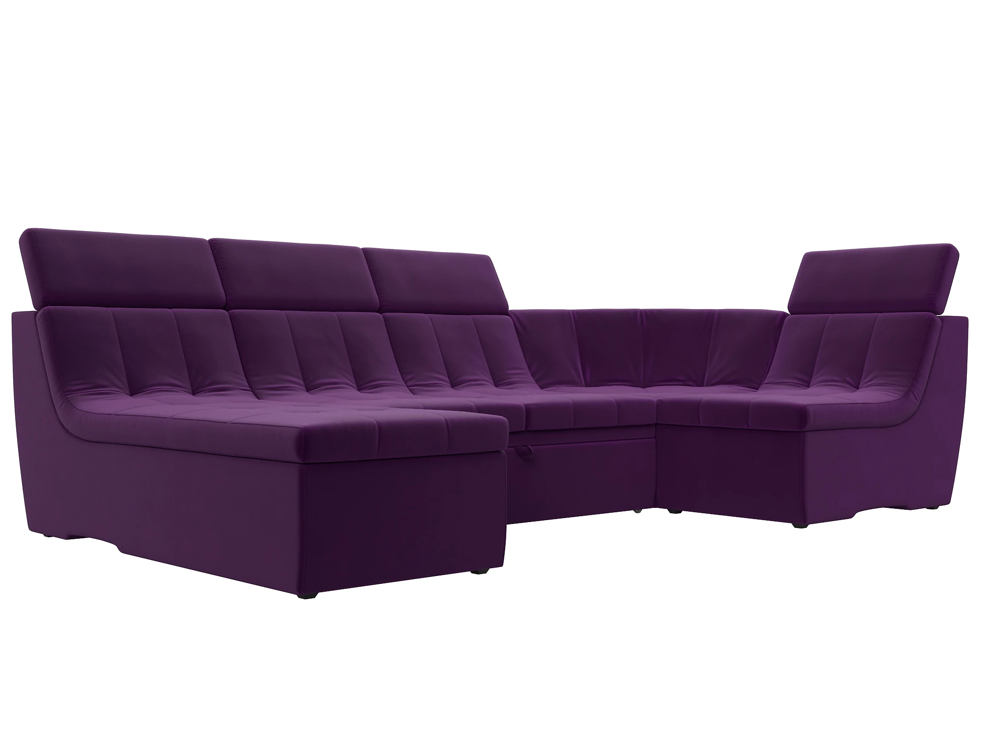 Модульный диван с оттоманкой  Холидей Люкс-П Дизайн 7