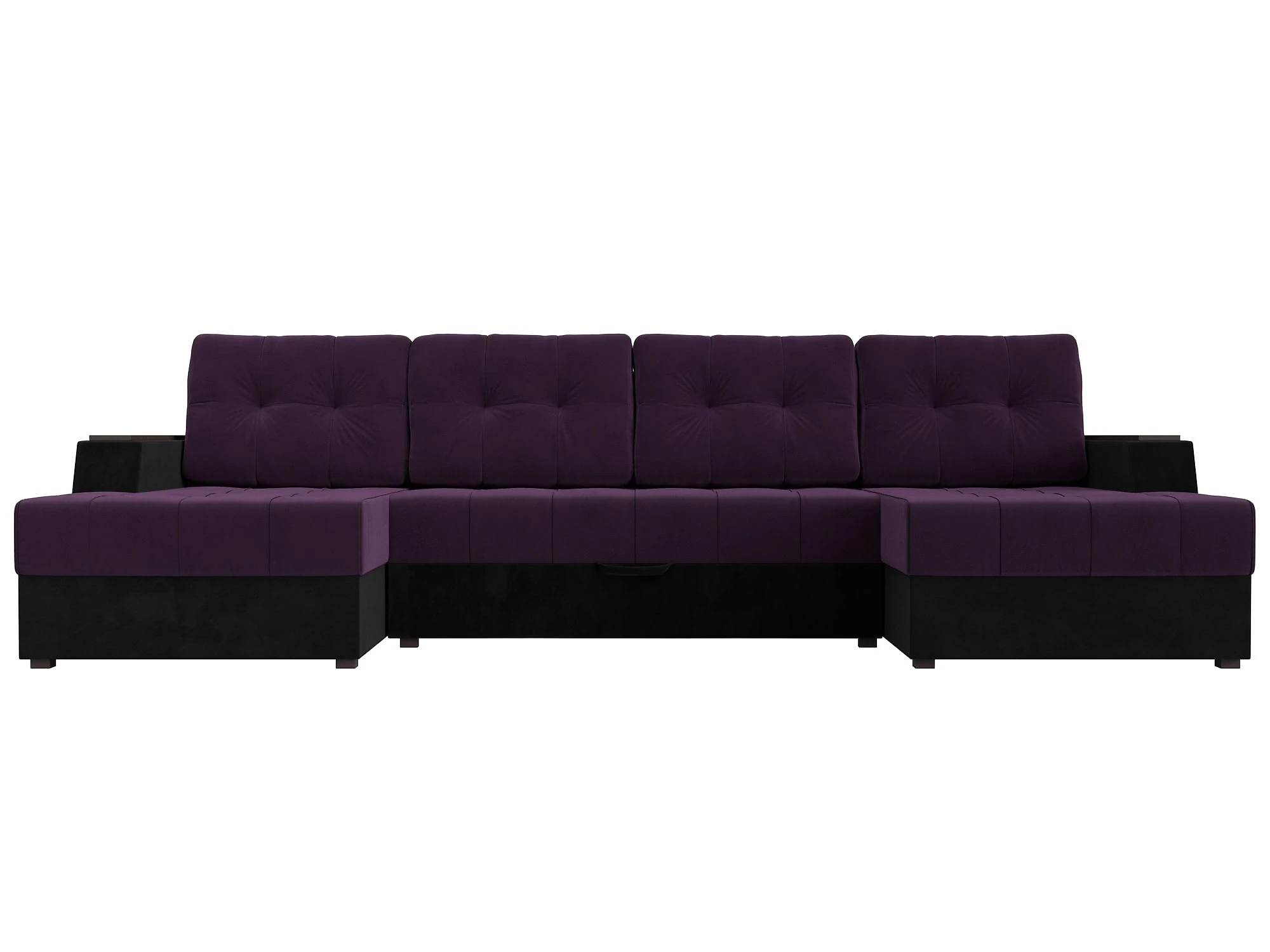 Модульный диван с оттоманкой  Эмир-П Плюш Дизайн 15