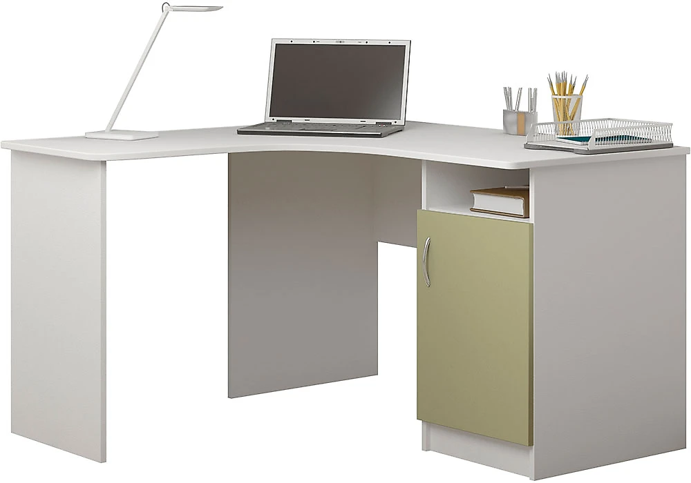 Угловой компьютерный стол СПУ-1 МДФ Дизайн-1