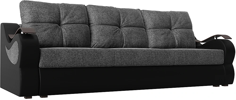 Прямой диван серого цвета Меркурий Кантри Грей