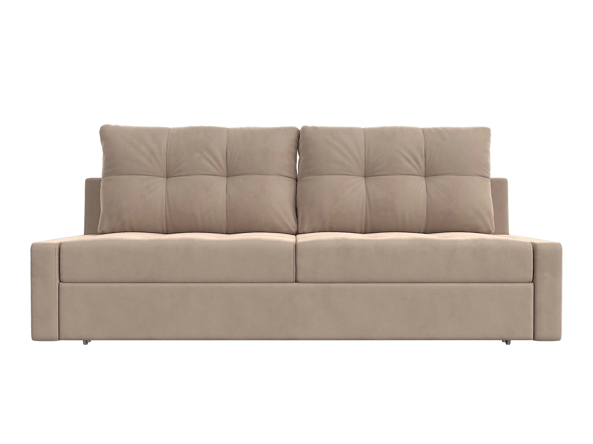 Бежевый диван-кровать Мартин Плюш Дизайн 1