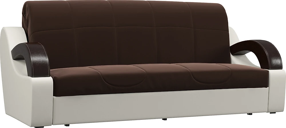 диван с антивандальным покрытием Мадрид Плюш Дарк Браун