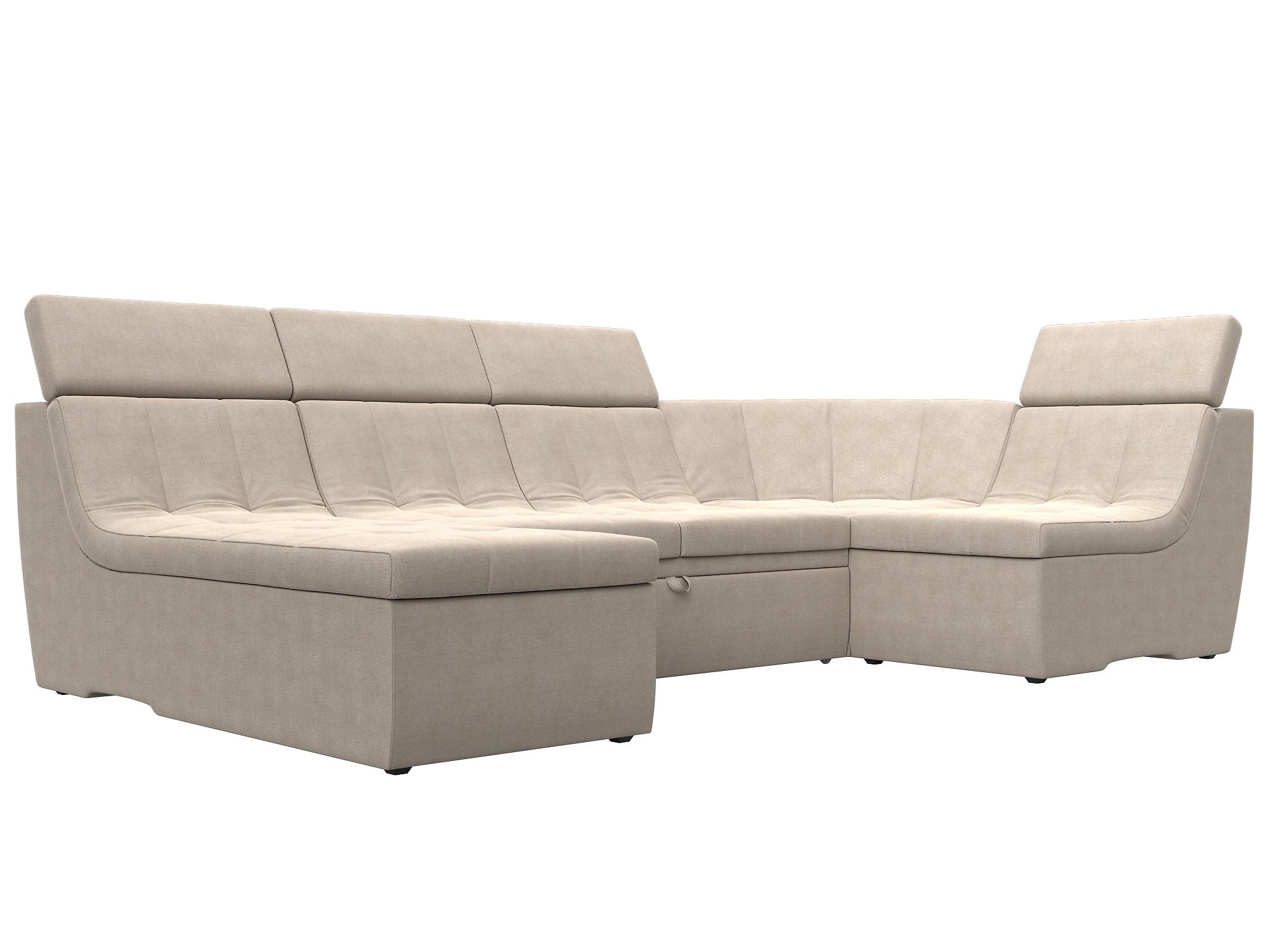Модульный диван с оттоманкой  Холидей Люкс-П Кантри Дизайн 1