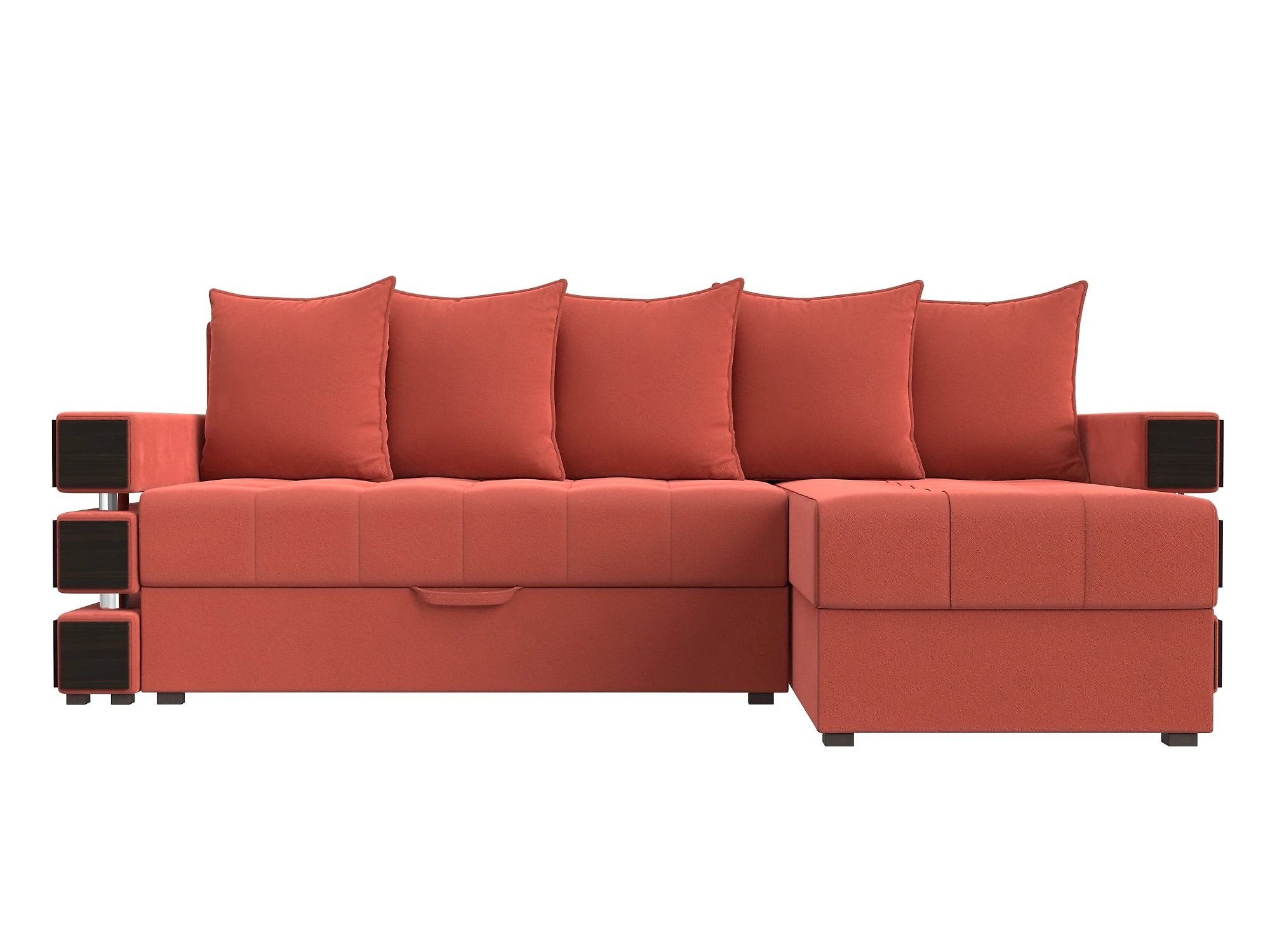 Угловой диван красный Венеция Дизайн 16