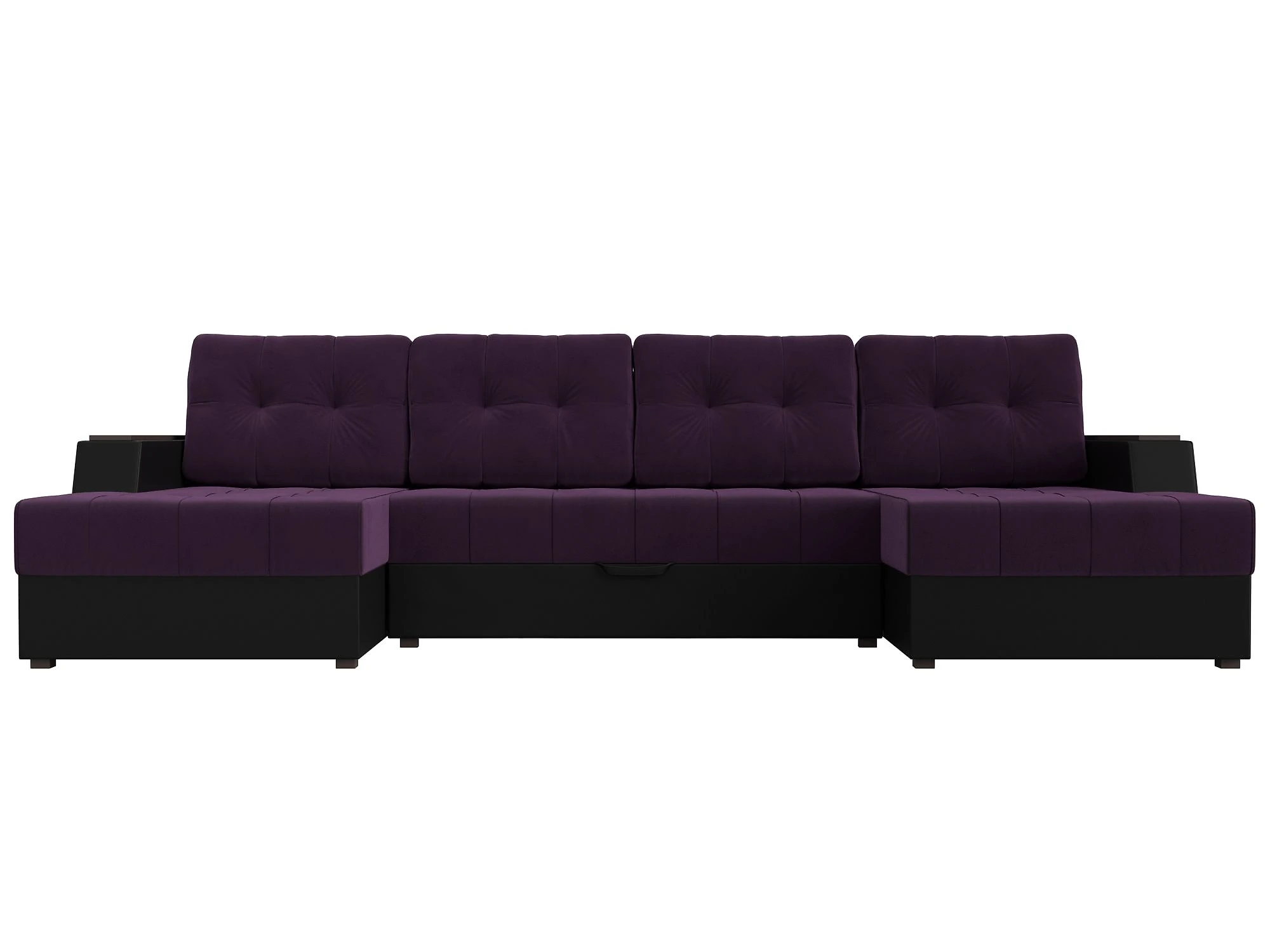 Модульный диван с оттоманкой  Эмир-П Плюш Дизайн 23