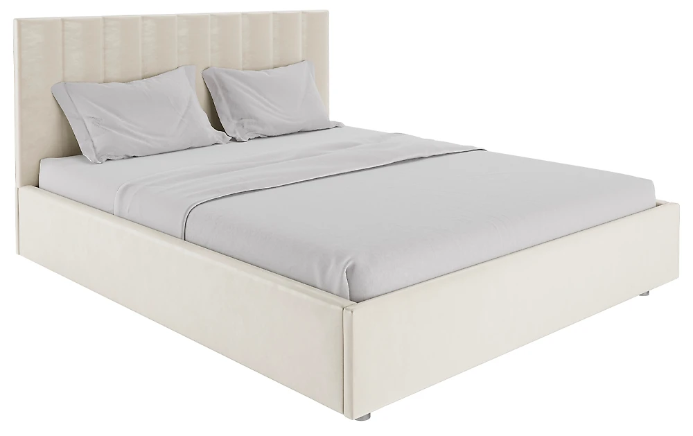 Кровать двуспальная 160х200см Лероса с подъемным механизмом Плюш Дизайн 1