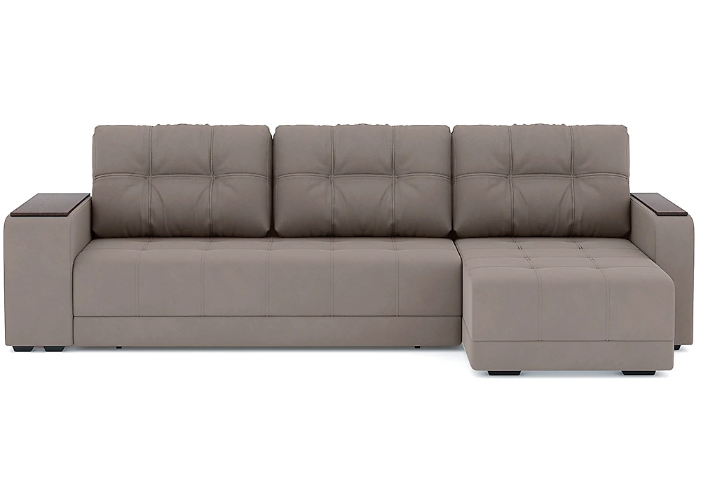 Угловой диван с большим спальным местом Милан Велюр Дизайн 7