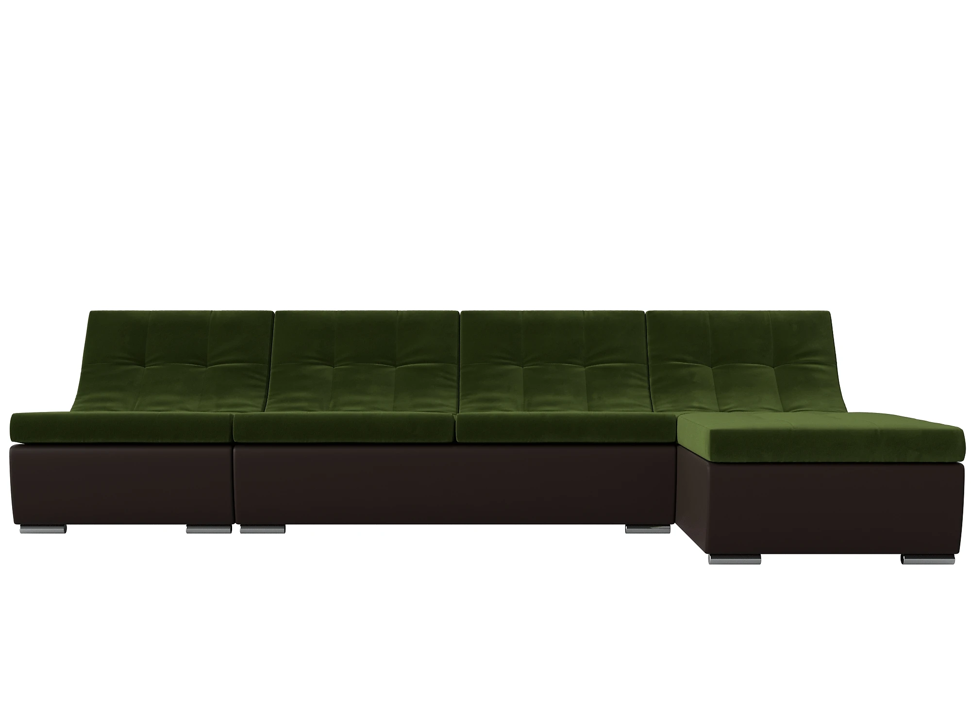 Угловой диван без подушек Монреаль Дизайн 5