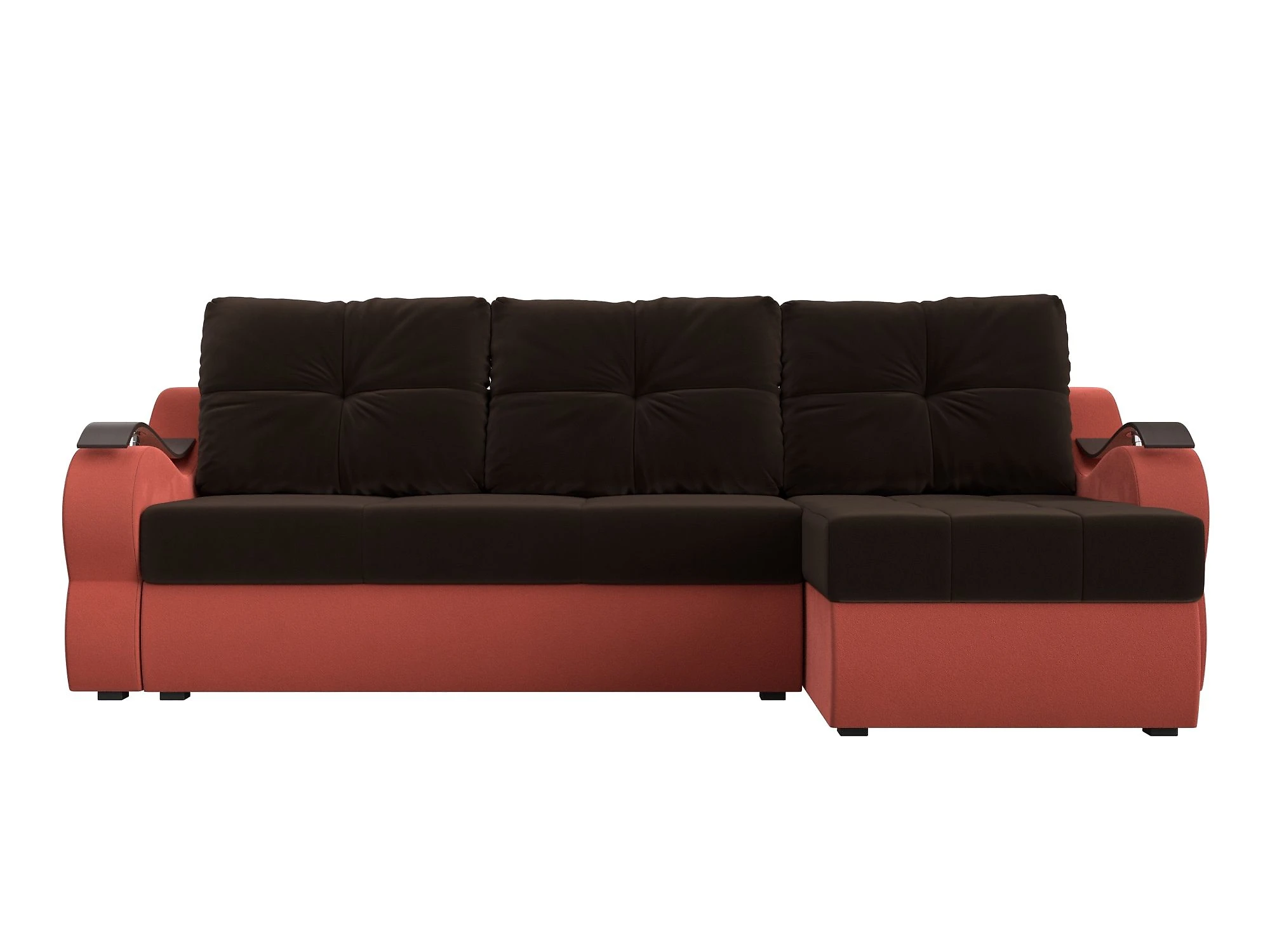 Угловой диван красный Меркурий Дизайн 20