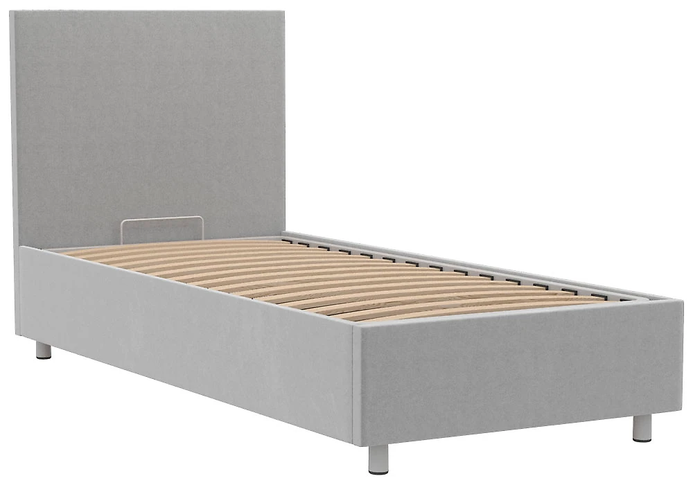 Раскладная кровать  Белла 90х200 с бельевым ящиком Плюш Грей