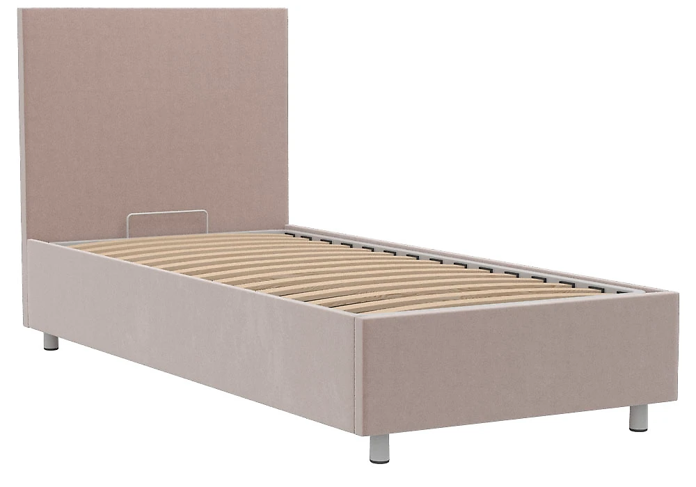 Раскладная кровать  Белла 90х200 с бельевым ящиком Плюш Стоун