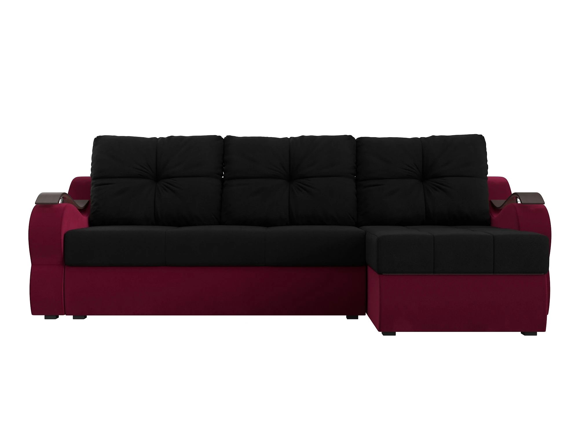 Угловой диван красный Меркурий Дизайн 17