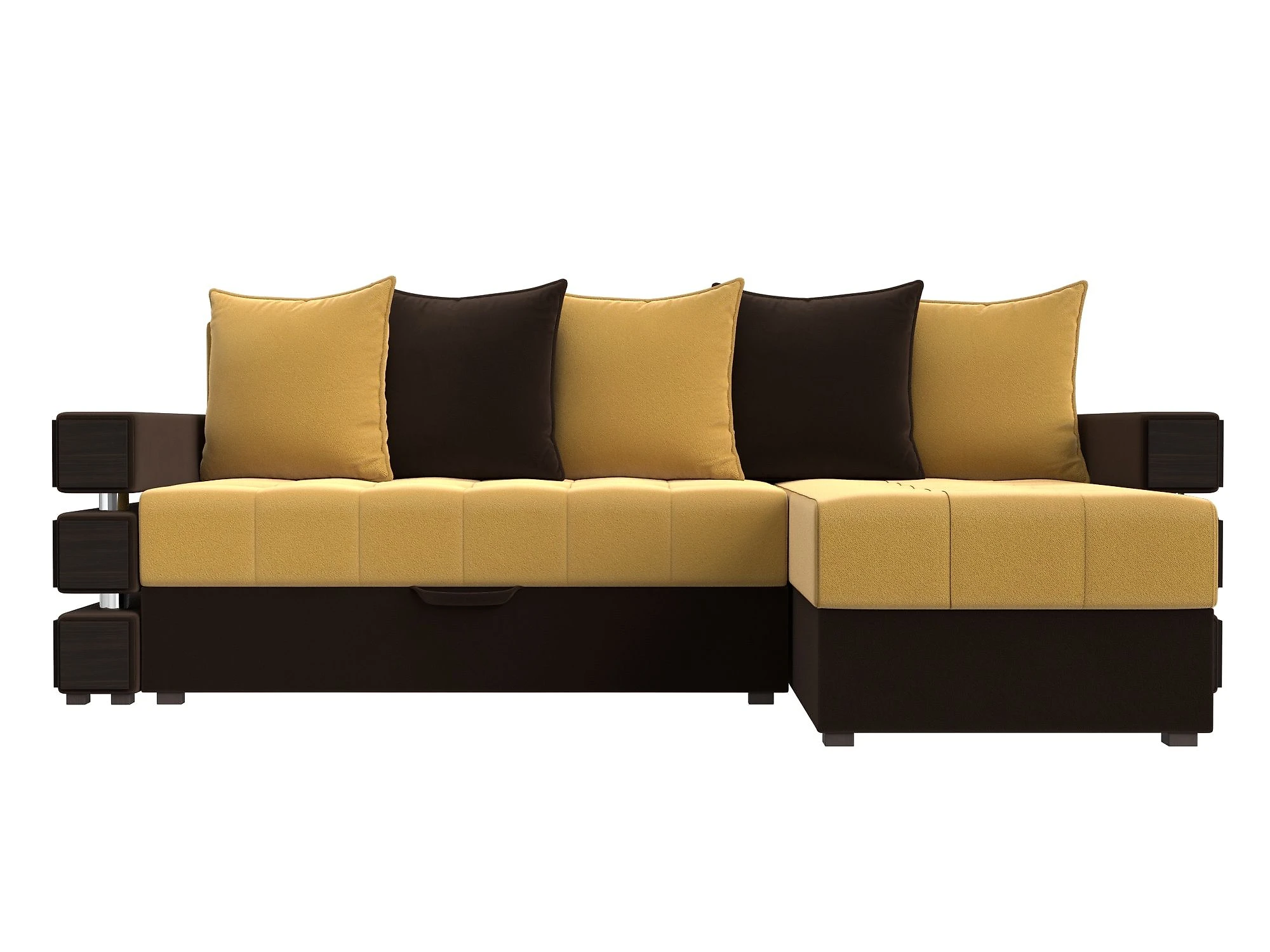 Жёлтый угловой диван  Венеция Дизайн 18