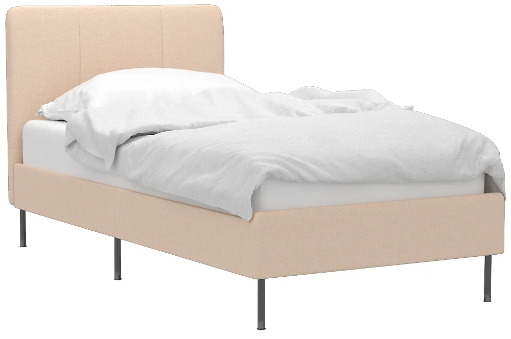кровать в стиле минимализм Ноа 90х200 Кантри Беж