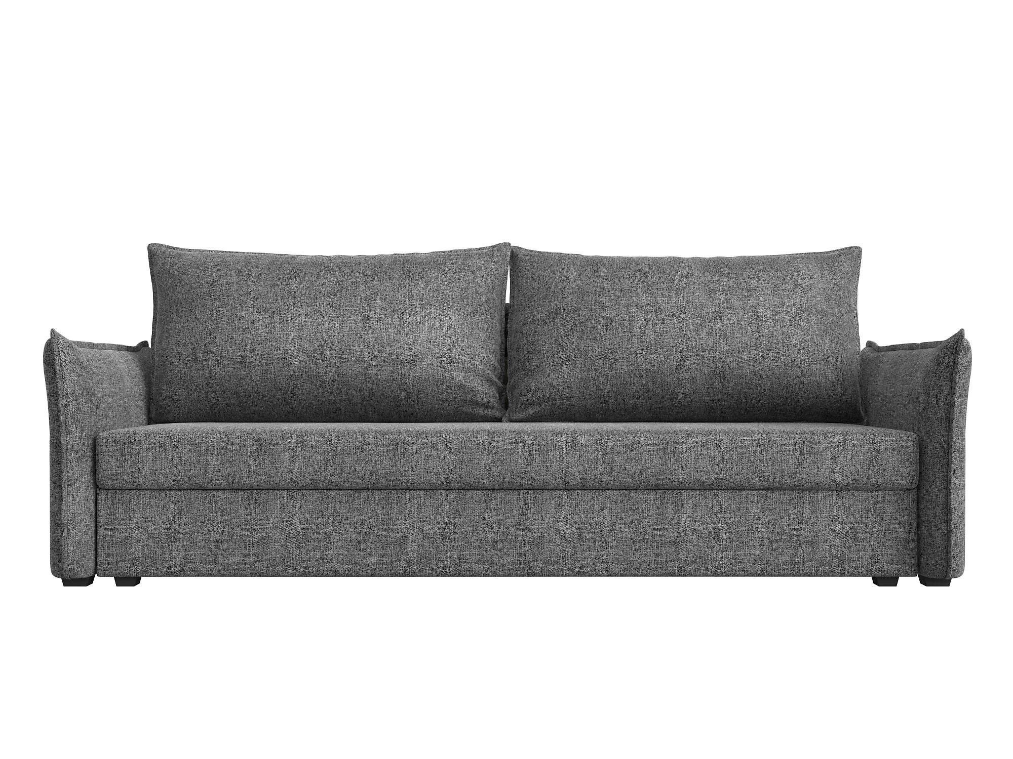 Прямой диван серого цвета Лига-004 Кантри Дизайн 3