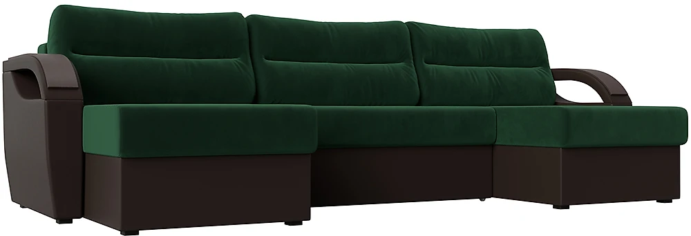 Угловой диван для спальни Форсайт Микс Плюш 4