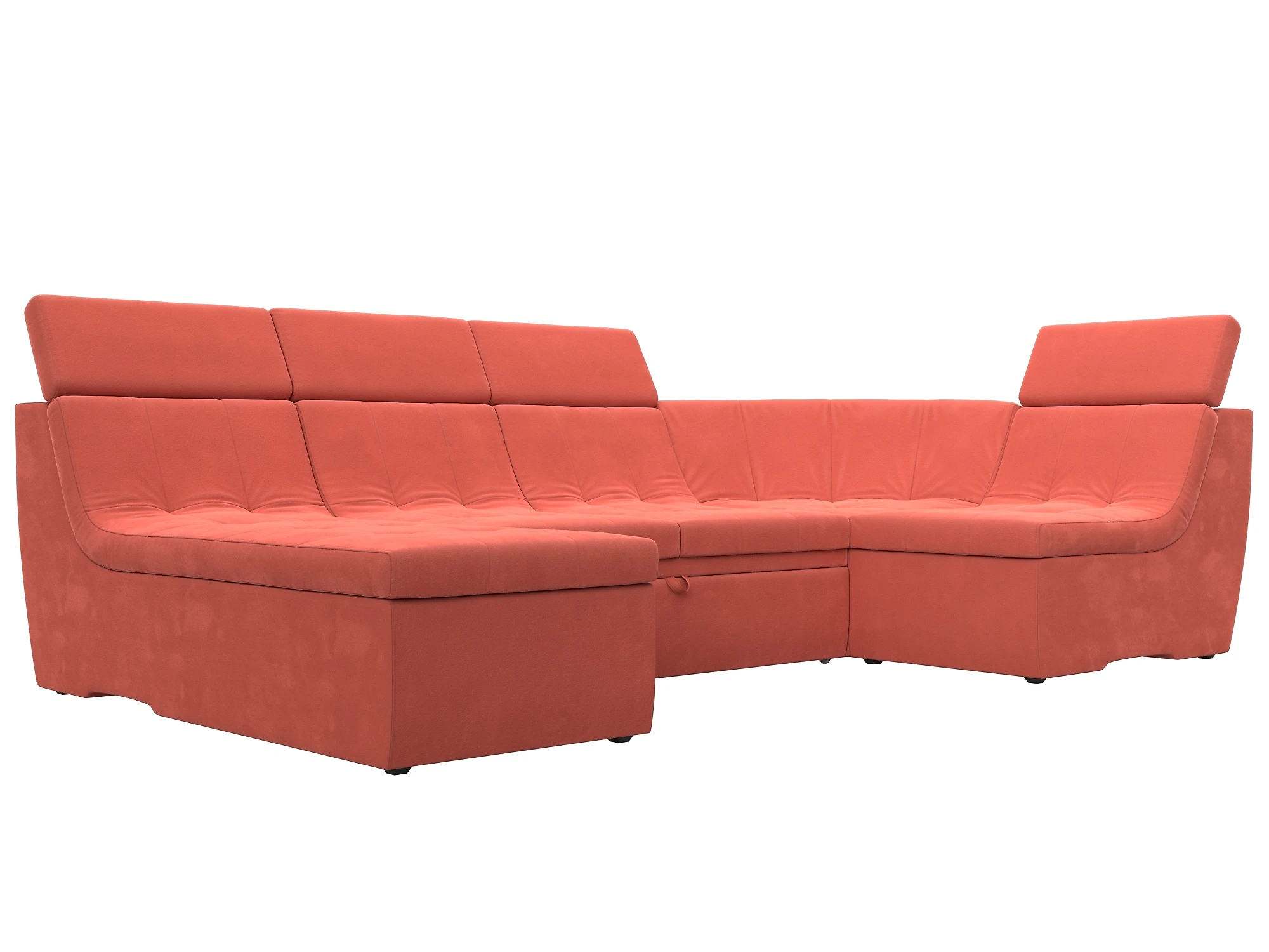 Красный диван Холидей Люкс-П Дизайн 4