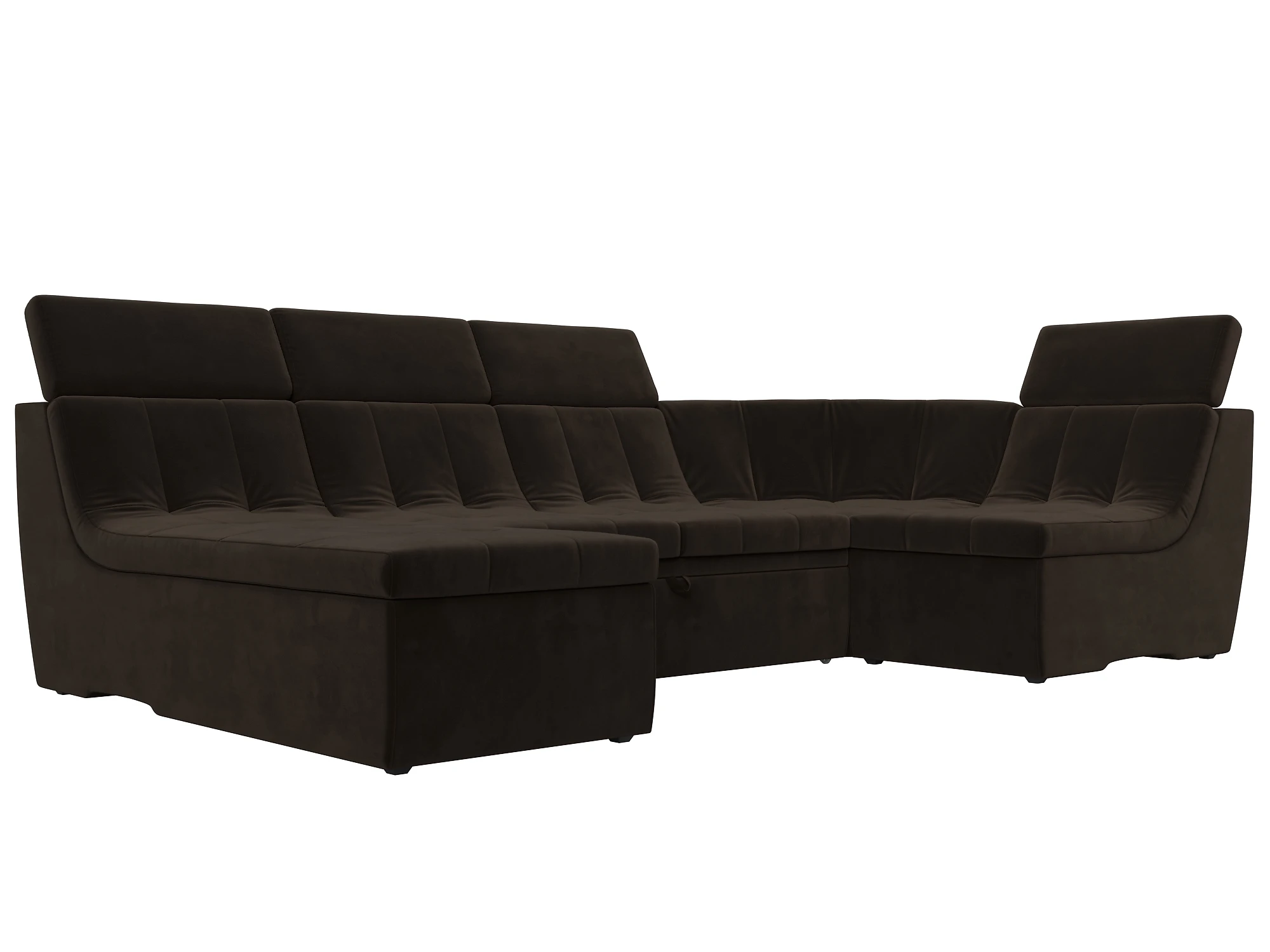 Модульный диван с оттоманкой  Холидей Люкс-П Дизайн 5