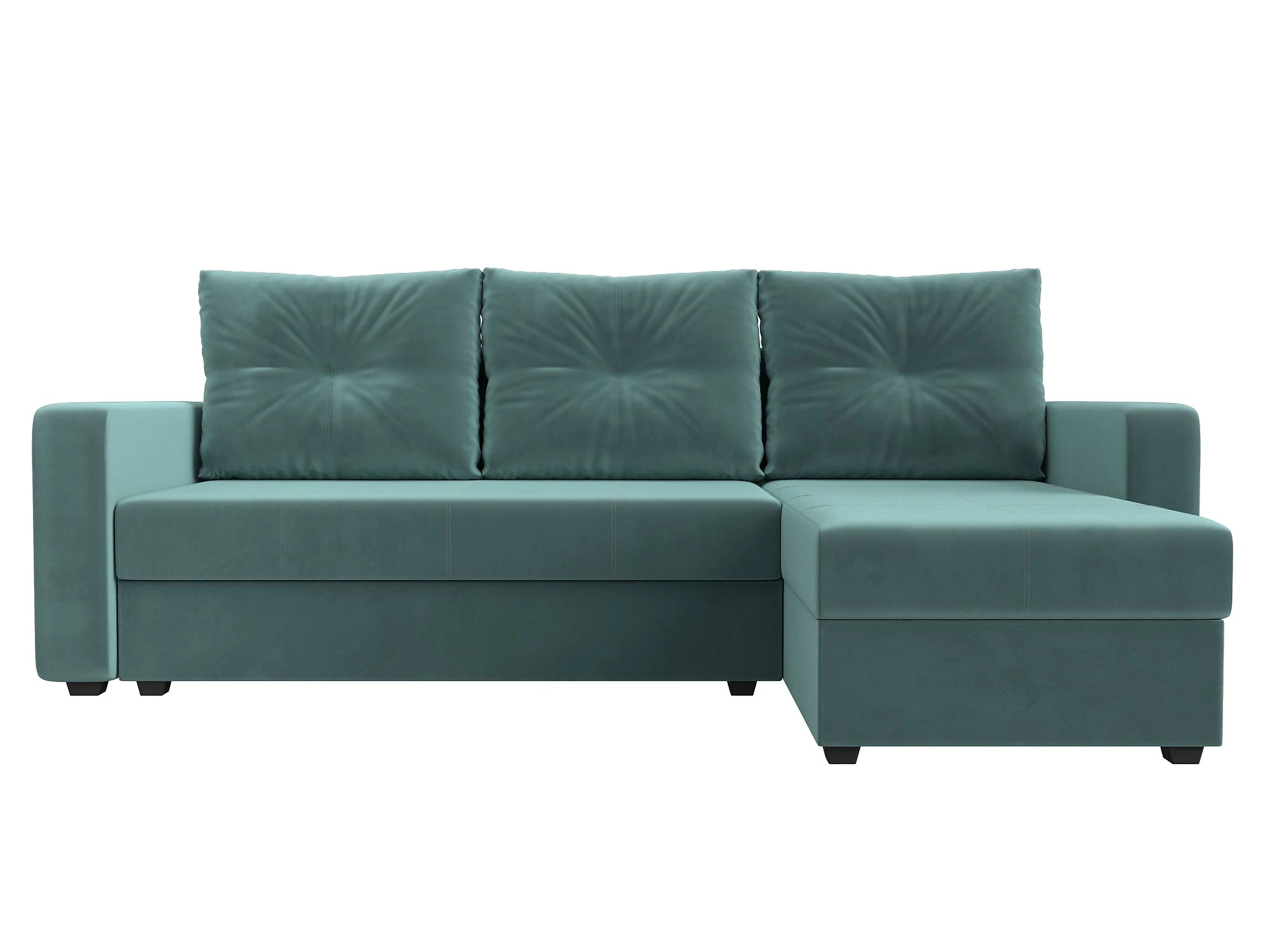Угловой диван эконом класса Ливерпуль Лайт Плюш Дизайн 2