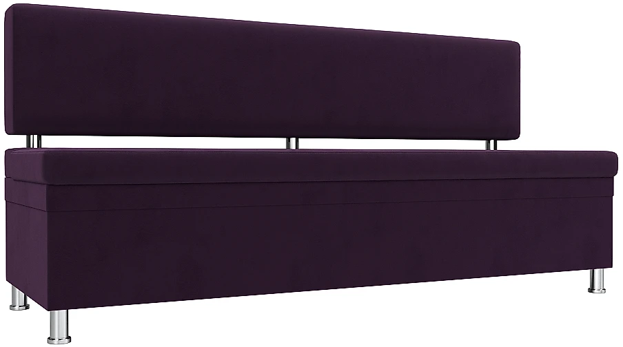 Двухместный диван на кухню Стайл Велюр Фиолетовый
