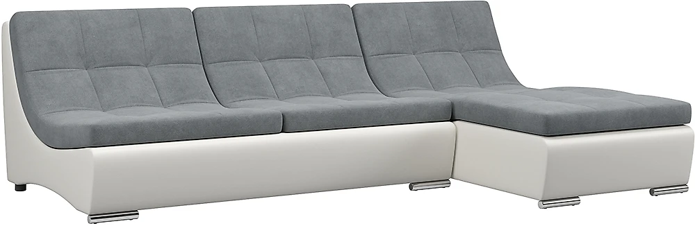 Модульный диван с оттоманкой  Монреаль-1 Слэйт