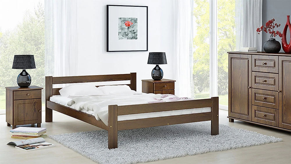 кровать в стиле минимализм Родос