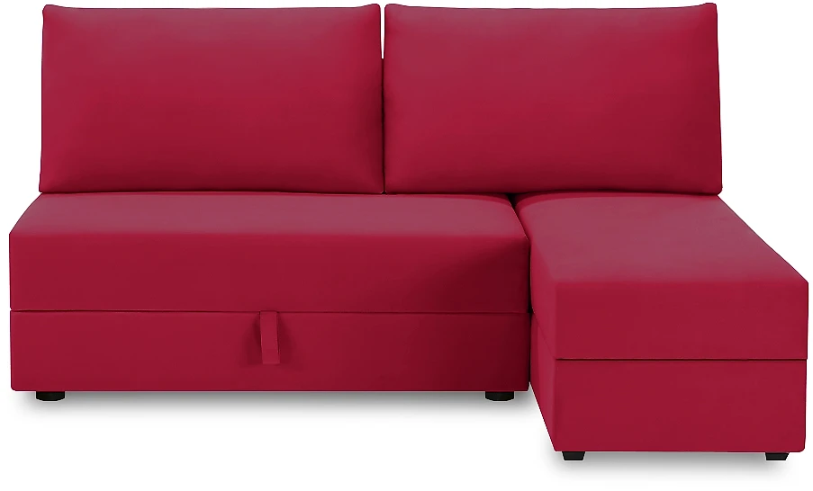 Угловой диван красный Джелонг Дизайн 3