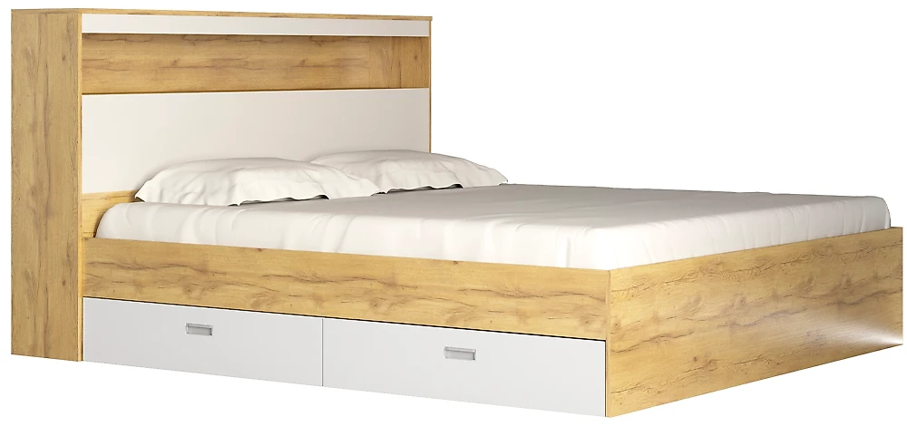 широкая кровать Виктория-2-180 Дизайн-1