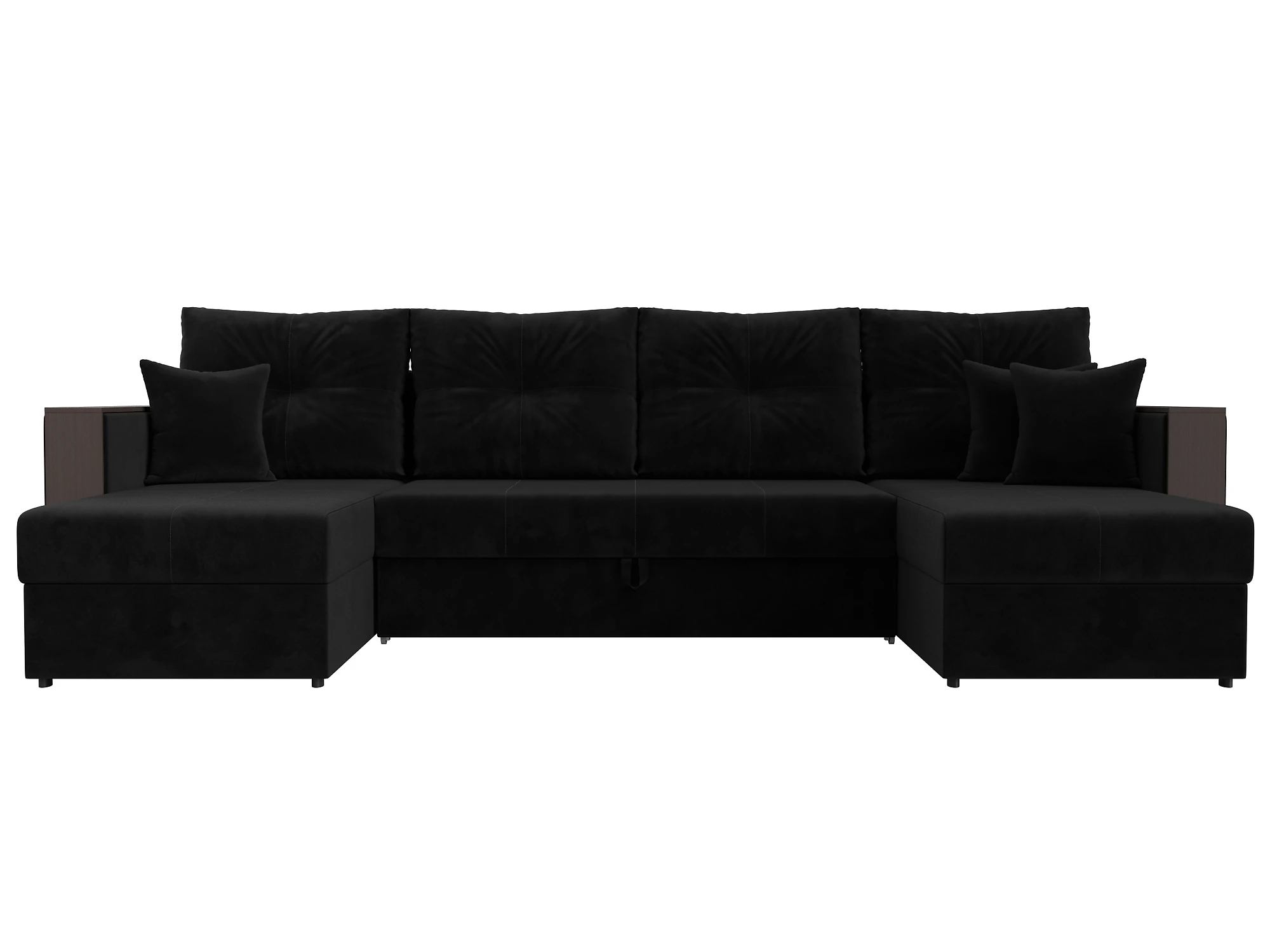 Угловой диван для гостиной Валенсия-П Плюш Дизайн 8