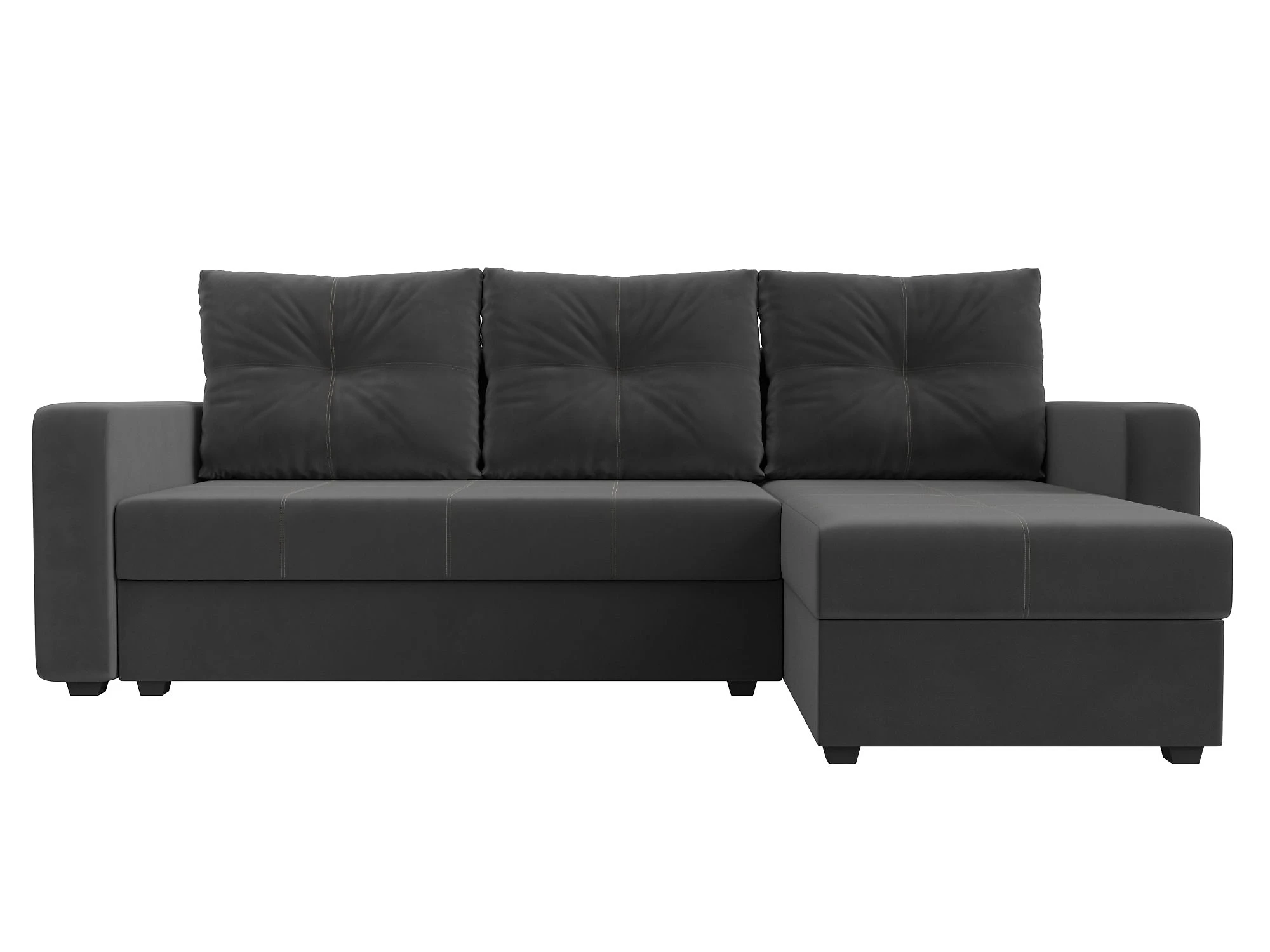 Угловой диван лофт Ливерпуль Лайт Плюш Дизайн 6