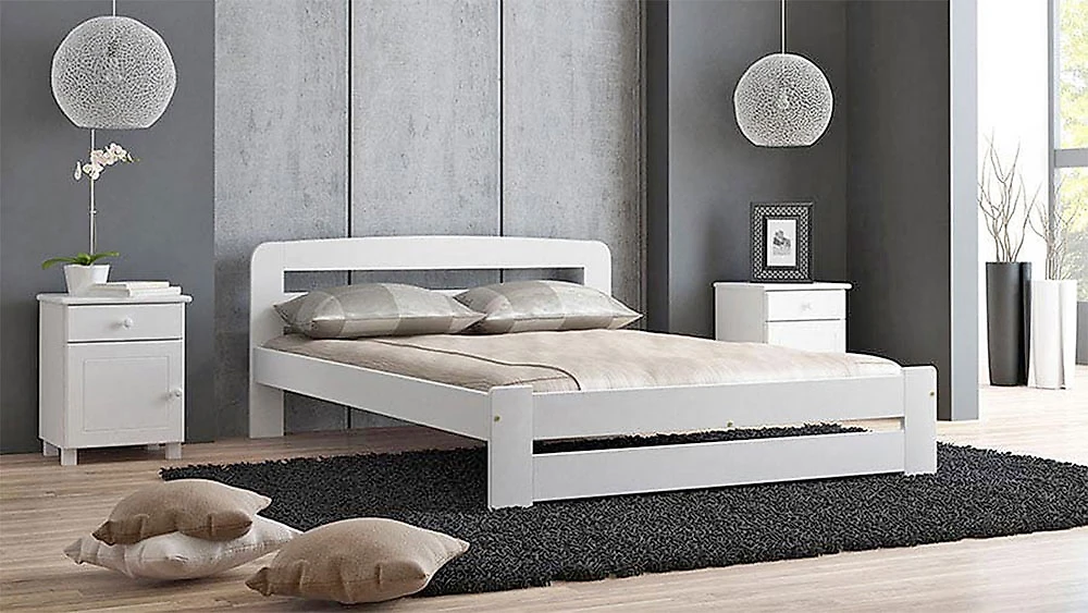 кровать в стиле минимализм Бамбл