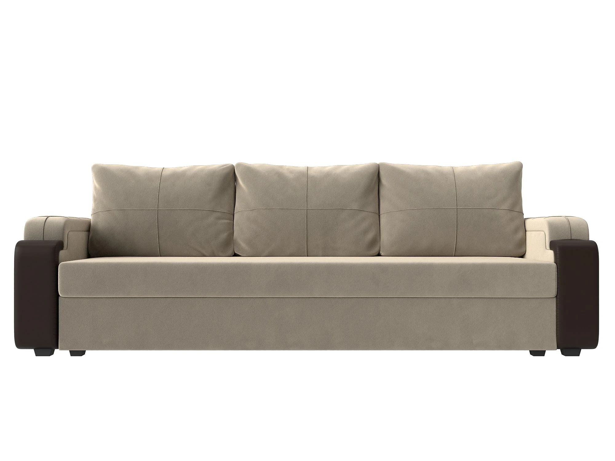 Прямой кожаный диван Николь Лайт Дизайн 1
