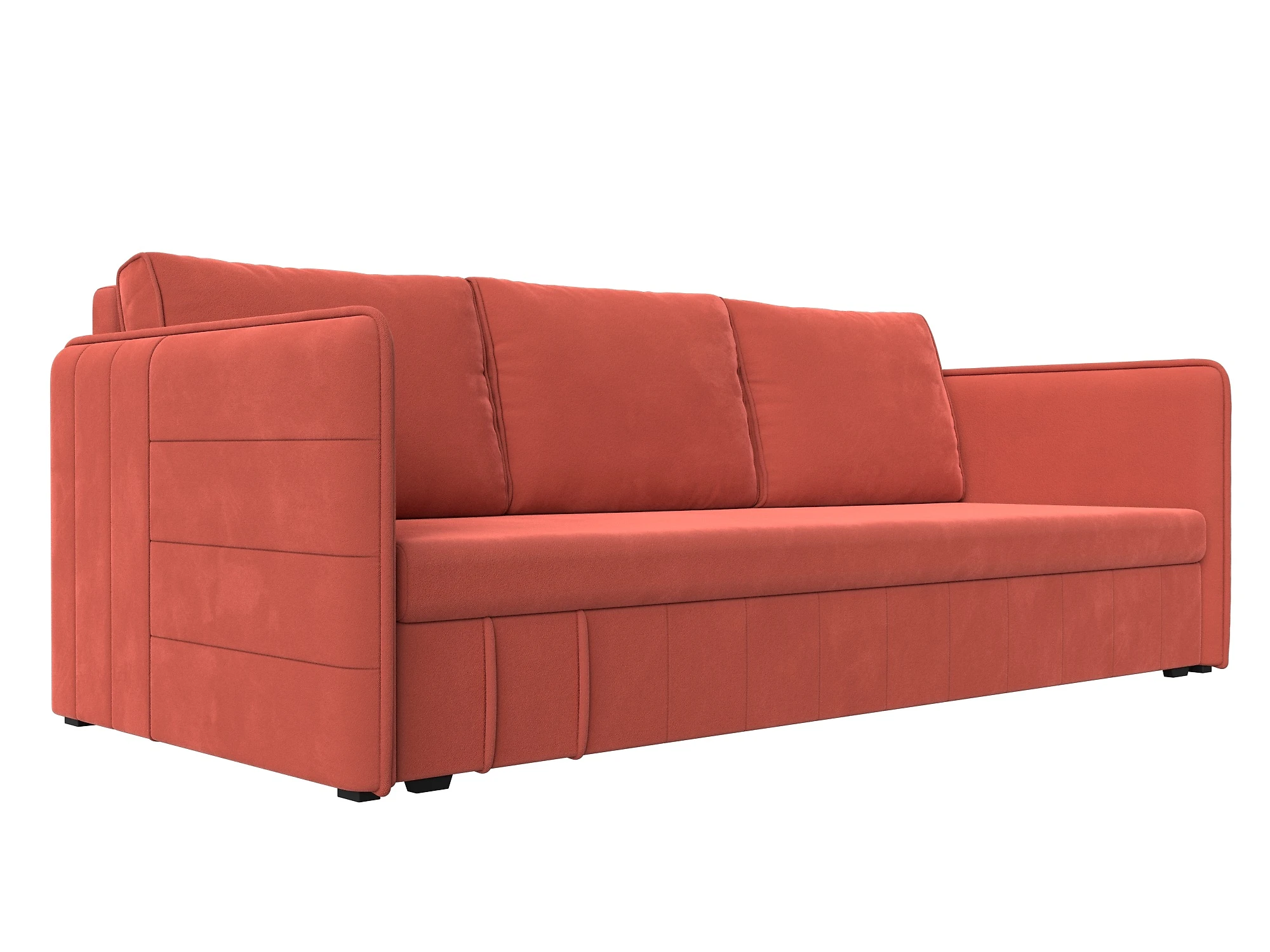 Красный диван Слим Дизайн 7