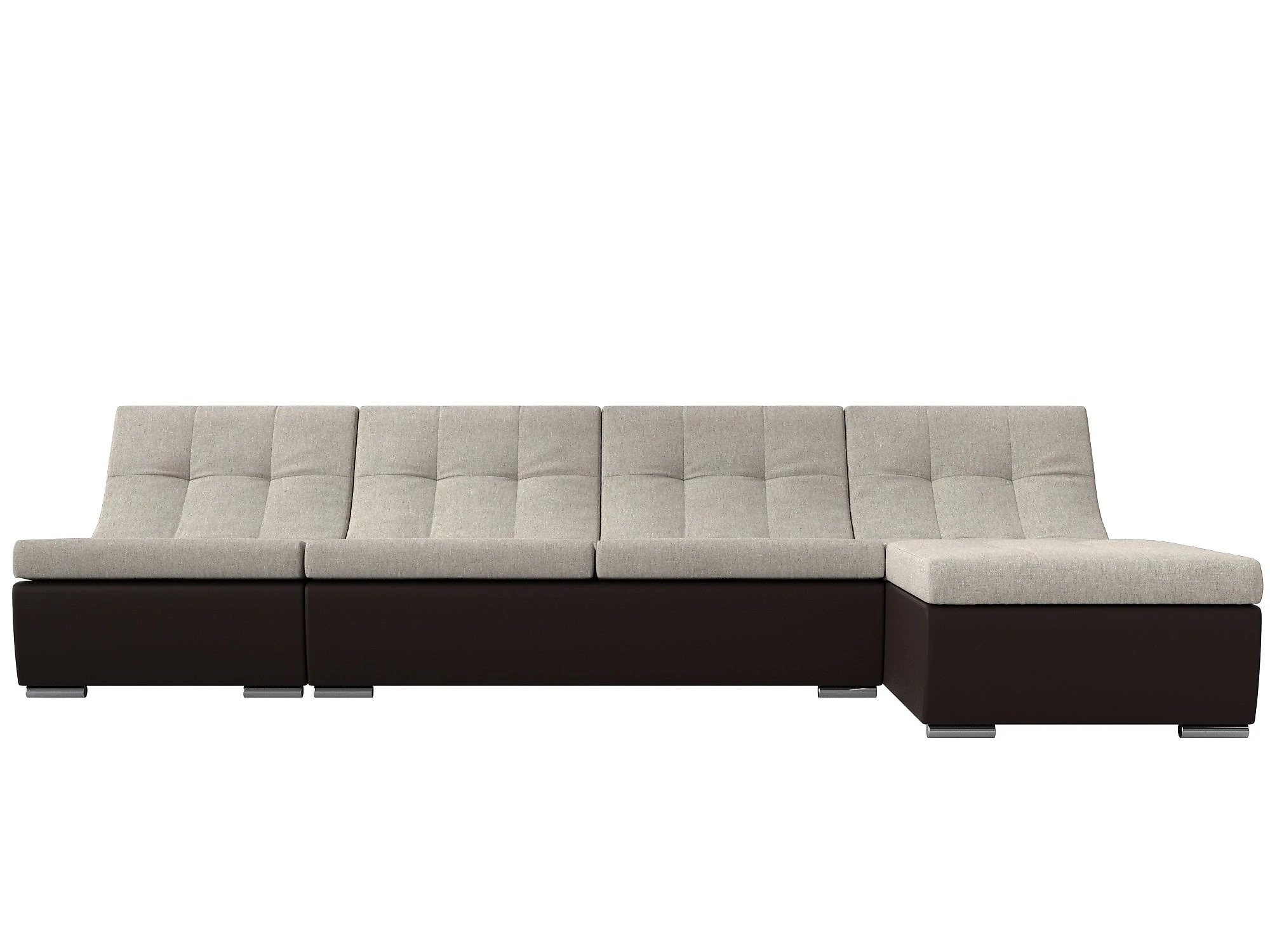 Угловой диван без подушек Монреаль Кантри Дизайн 1