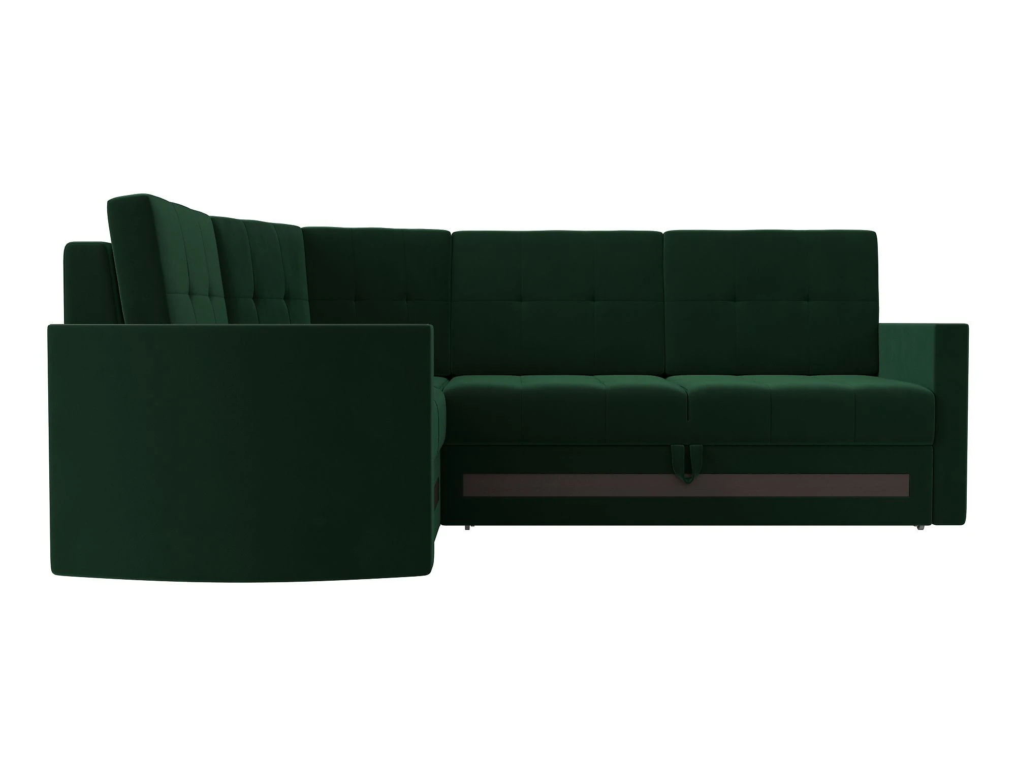 Угловой диван салатовый Белла Плюш Дизайн 7