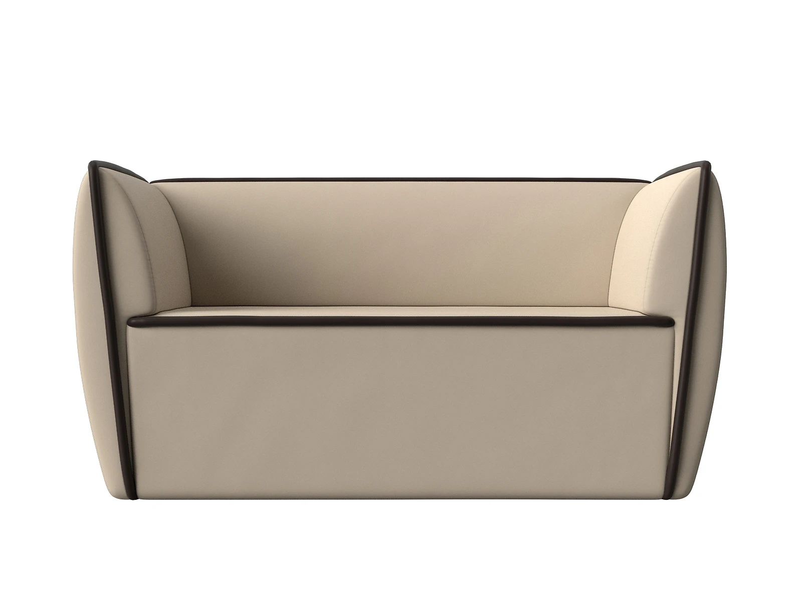 Прямой кожаный диван Бергамо-2 Дизайн 24