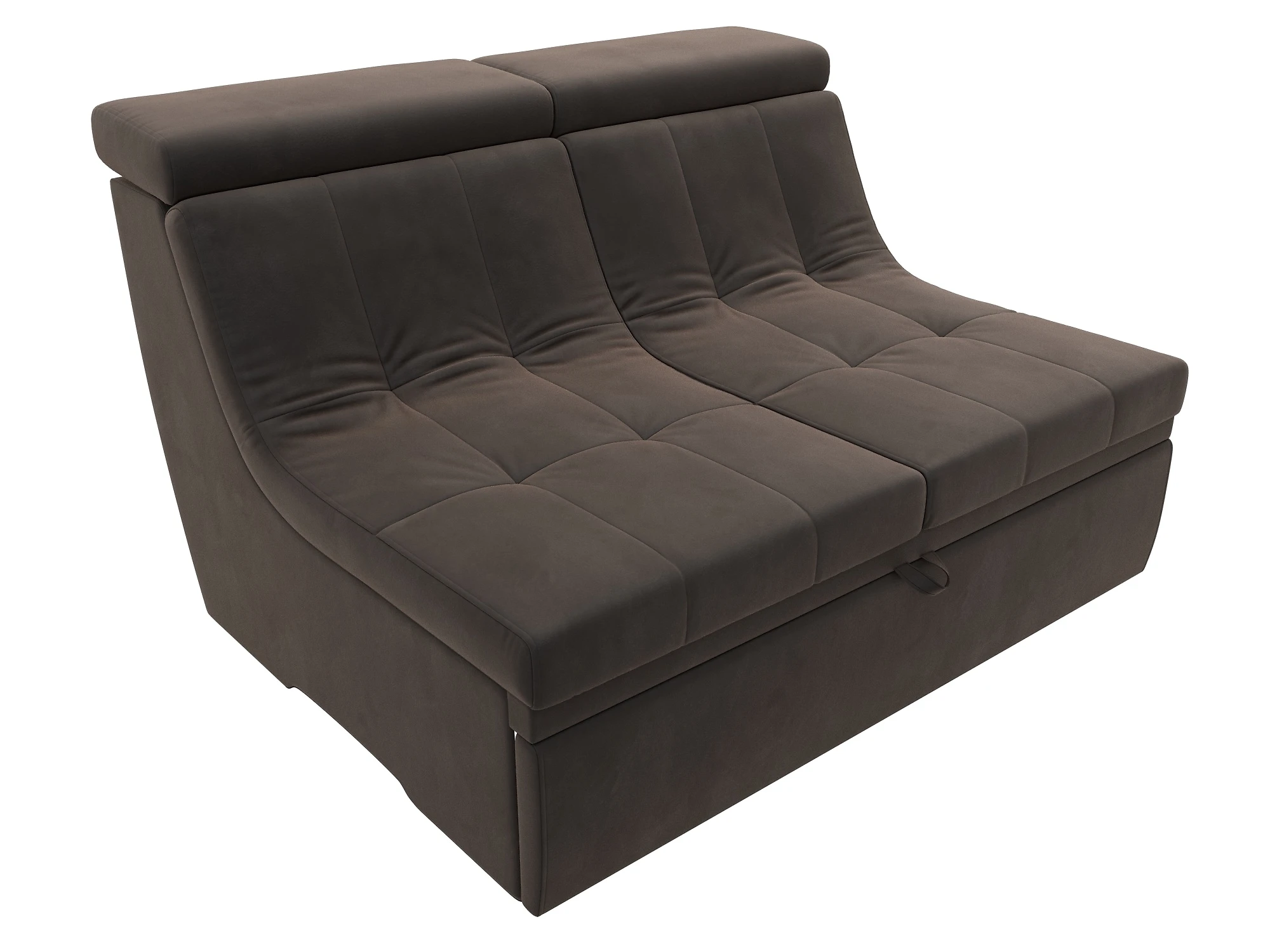 Модульный диван из велюра  Холидей Люкс Плюш Дизайн 4