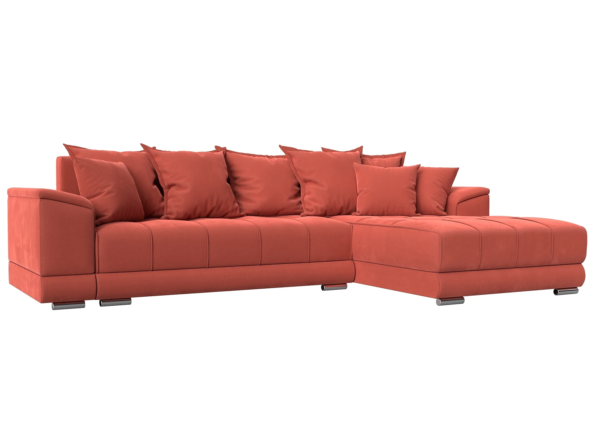 Угловой диван красный НордСтар Дизайн 7