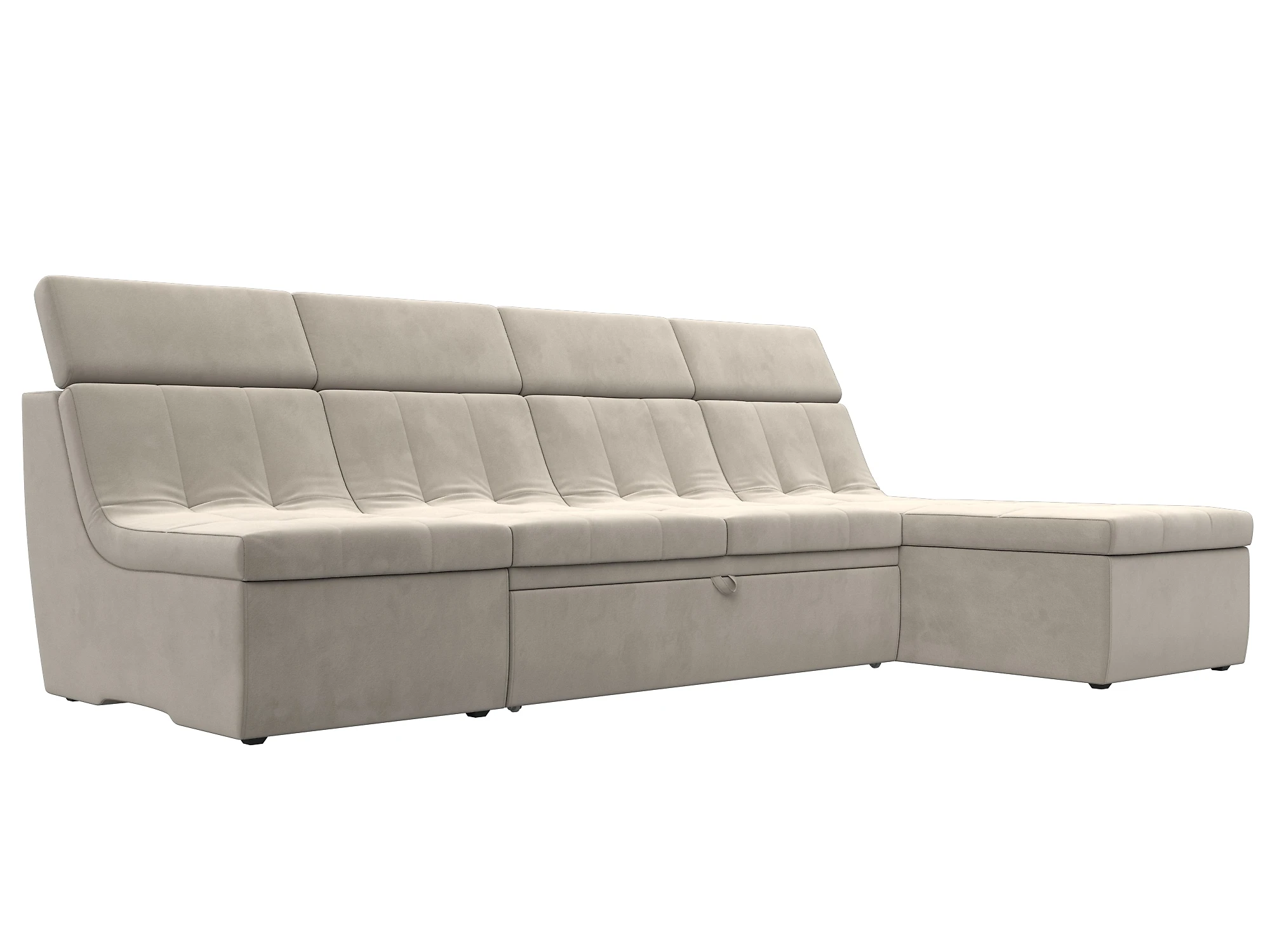 Угловой диван с ящиком для белья Холидей Люкс Дизайн 1