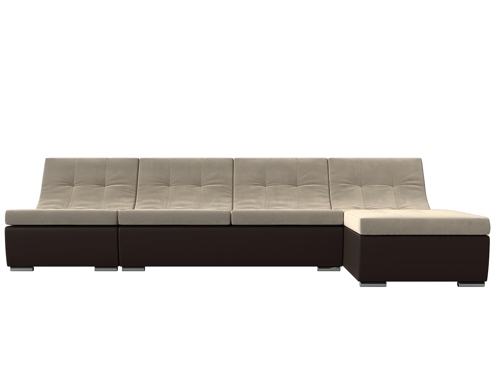  угловой диван с оттоманкой Монреаль Дизайн 1