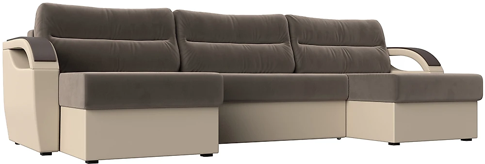 Угловой диван для ежедневного сна Форсайт Микс Плюш 5